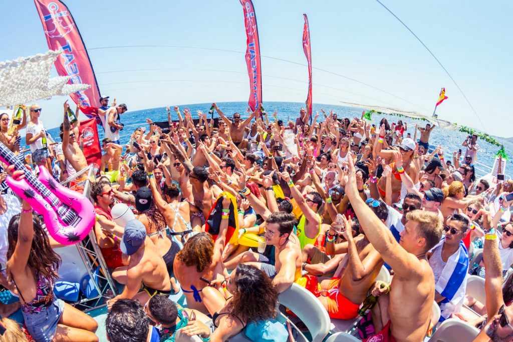 Ibiza sea party