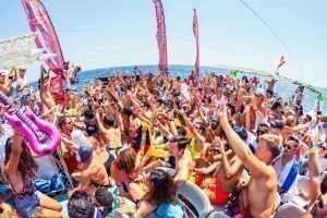 Ibiza sea party